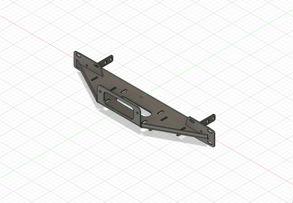 SKALD 4x4 vinç tablası CAD tasarımı
